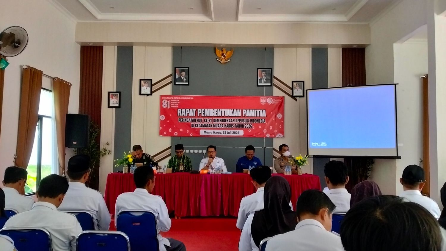 Kecamatan Muara Harus Gelar Rapat Pembentukan Panitia Peringatan HUT ke-81 Kemerdekaan Republik Indonesia Tahun 2026