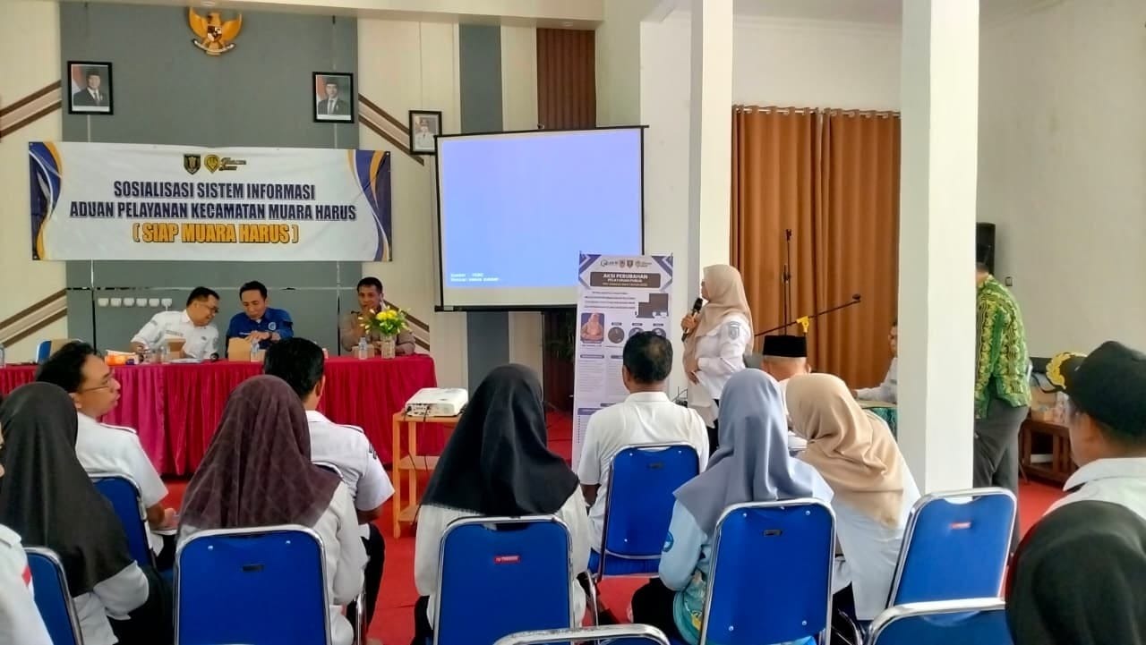 Kecamatan Muara Harus Gelar Sosialisasi Sistem Informasi Aduan Pelayanan (SIAP Muara Harus) untuk Tingkatkan Kualitas Pelayanan Publik