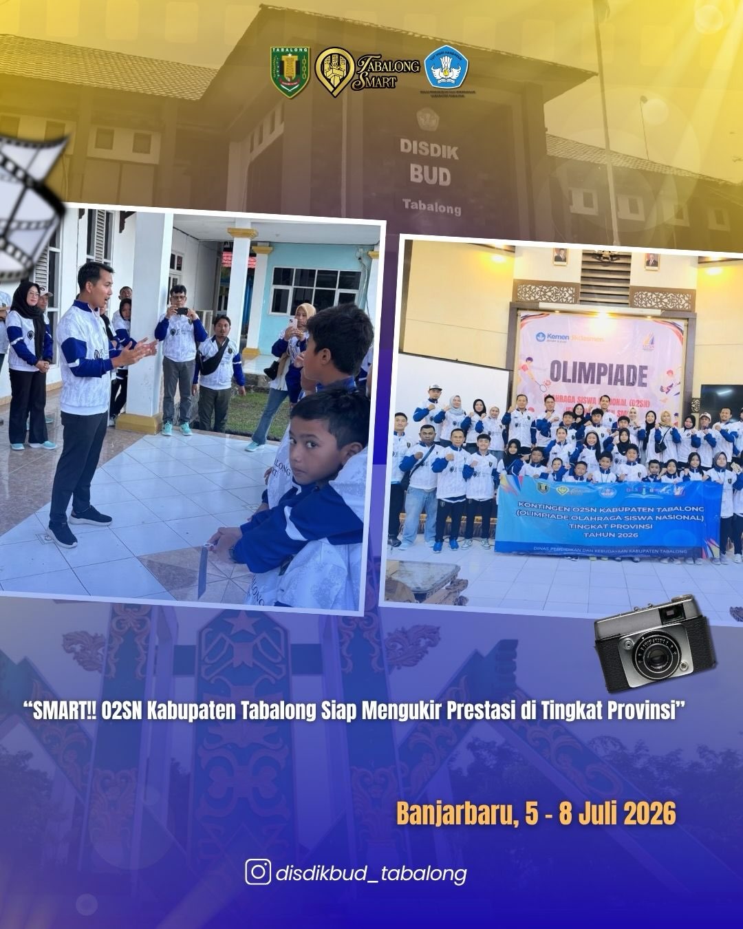 Pembukaan Seleksi Olimpiade Olahraga Siswa Nasional (O2SN) Jenjang SD dan SMP Tingkat Provinsi Tahun 2026
