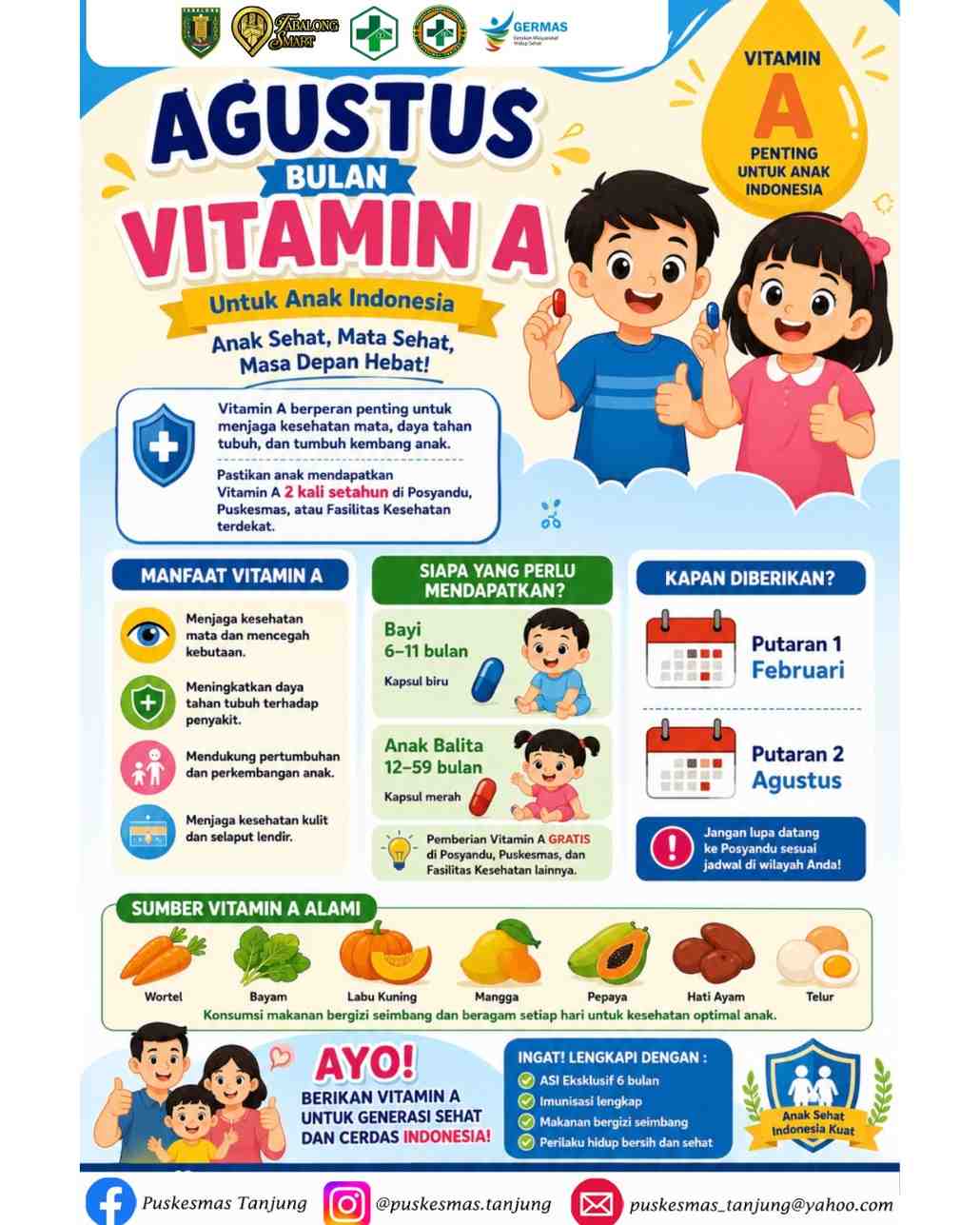 Agustus Bulan Vitamin A