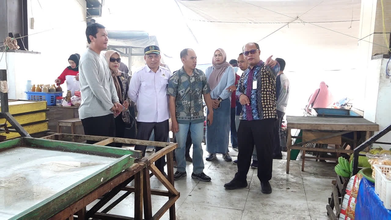 Pasca Kerusakan, Komisi II DPRD Tabalong Cek Kondisi Pasar Kapar