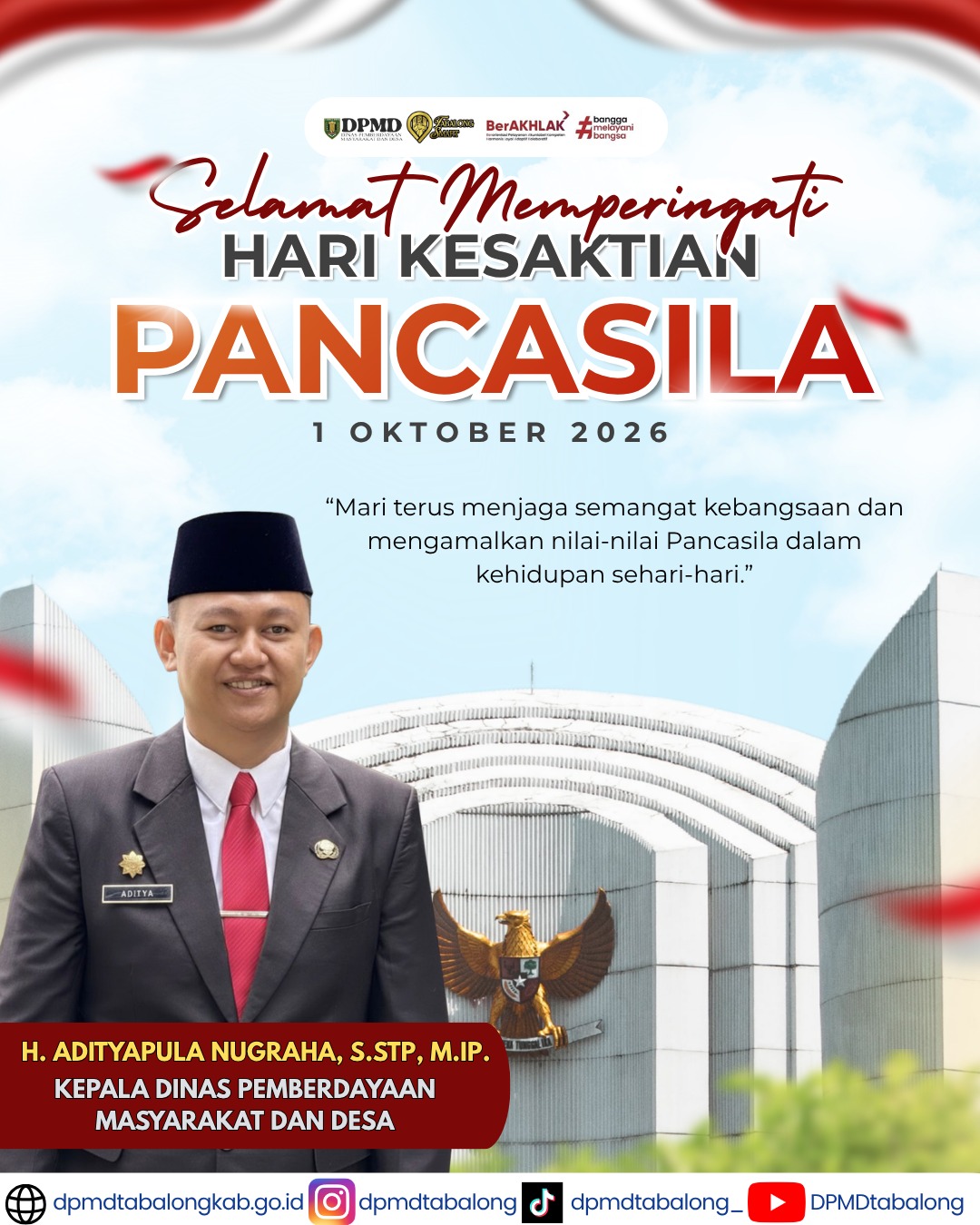 "Memperingati Hari Kesaktian Pancasila 2026: Dinas Pemberdayaan Masyarakat dan Desa Kabupaten Tabalong Perkokoh Komitmen Pelayanan dan Integritas"