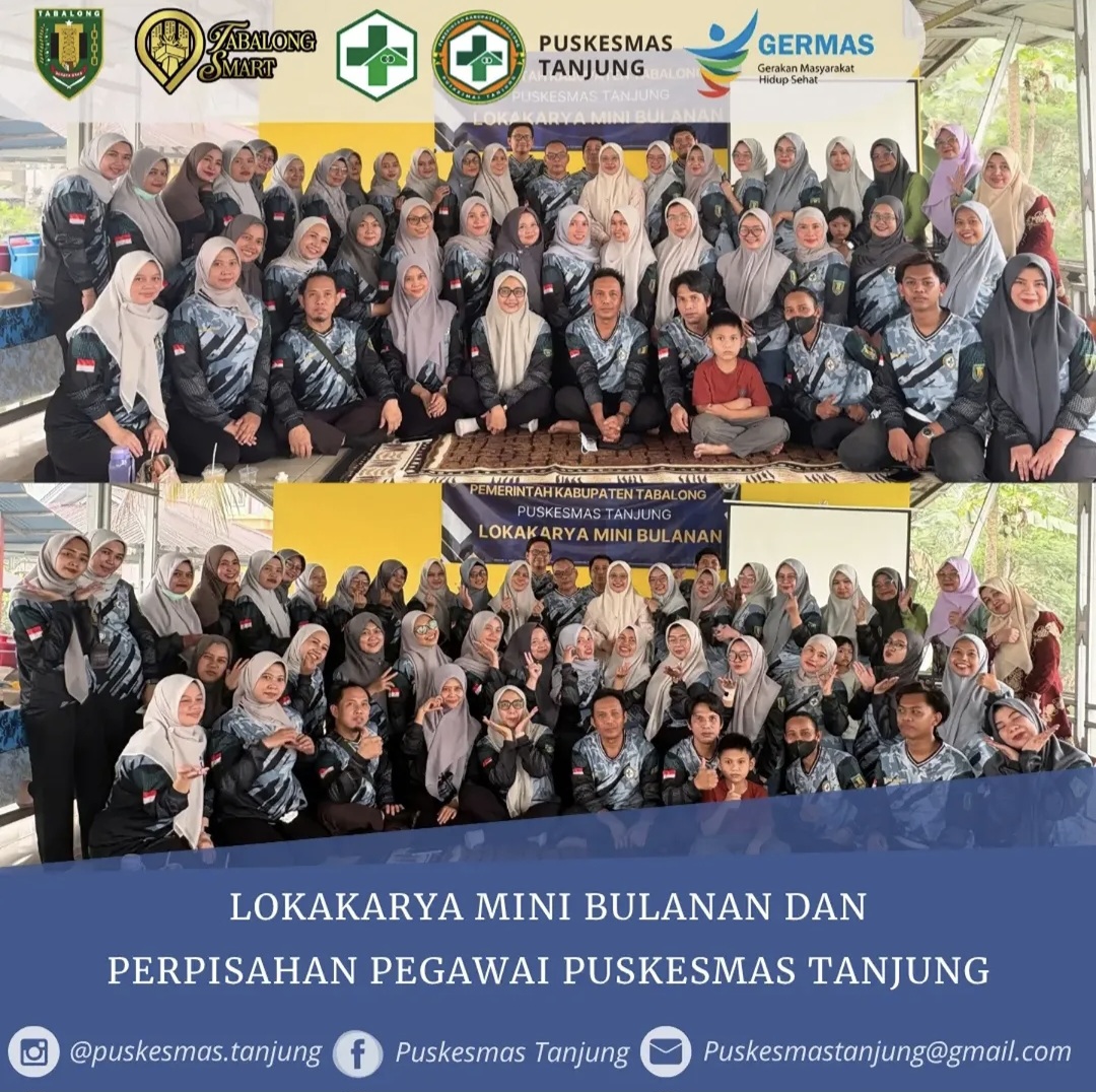 Lokakarya Mini Bulanan dan Perpisahan Pegawai Puskesmas Tanjung