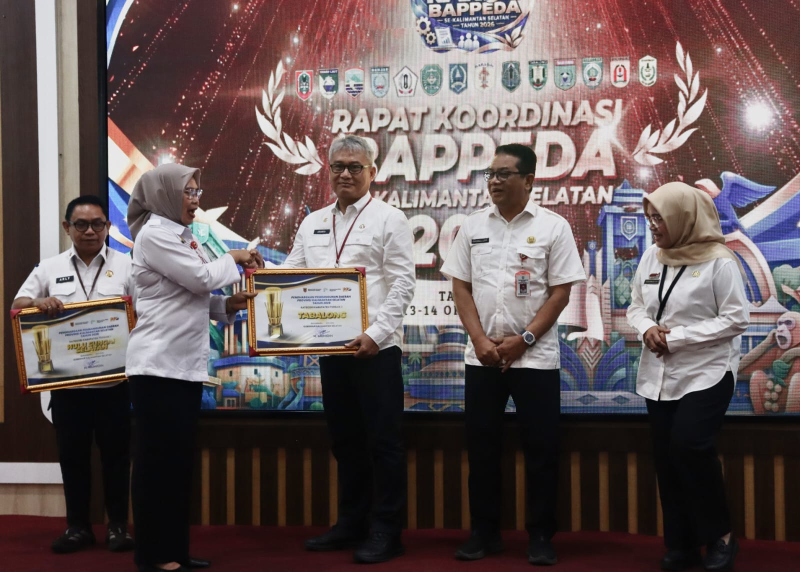 Tabalong Sabet Terbaik 2 PPD Kalsel 2026, Bertepatan Jadi Tuan Rumah Rakor Bappeda se-Kalsel