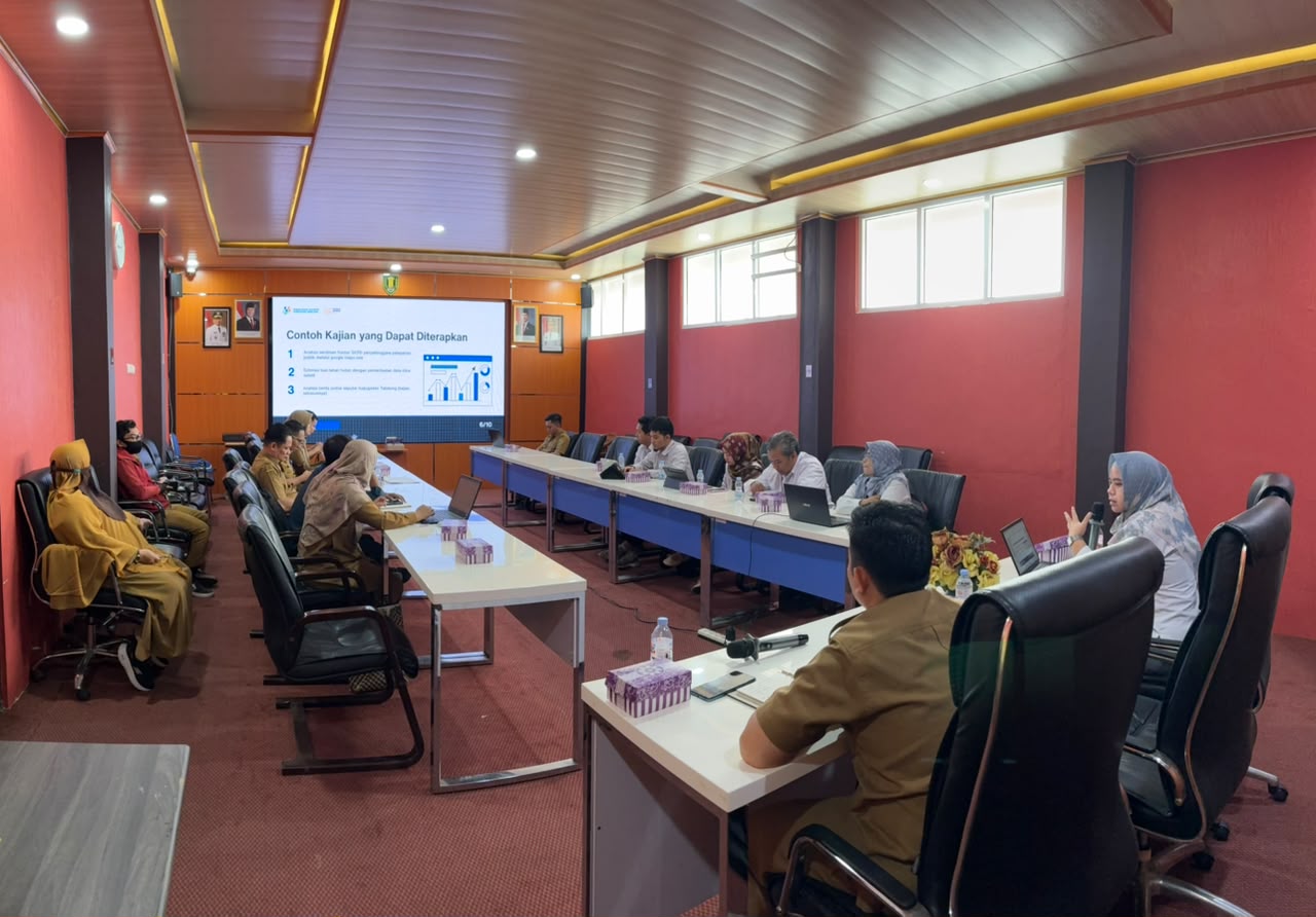 Diskominfo Tabalong Bahas Pemanfaatan Big Data dan Evaluasi Pedoman Penyelenggaraan Statistik Sektoral