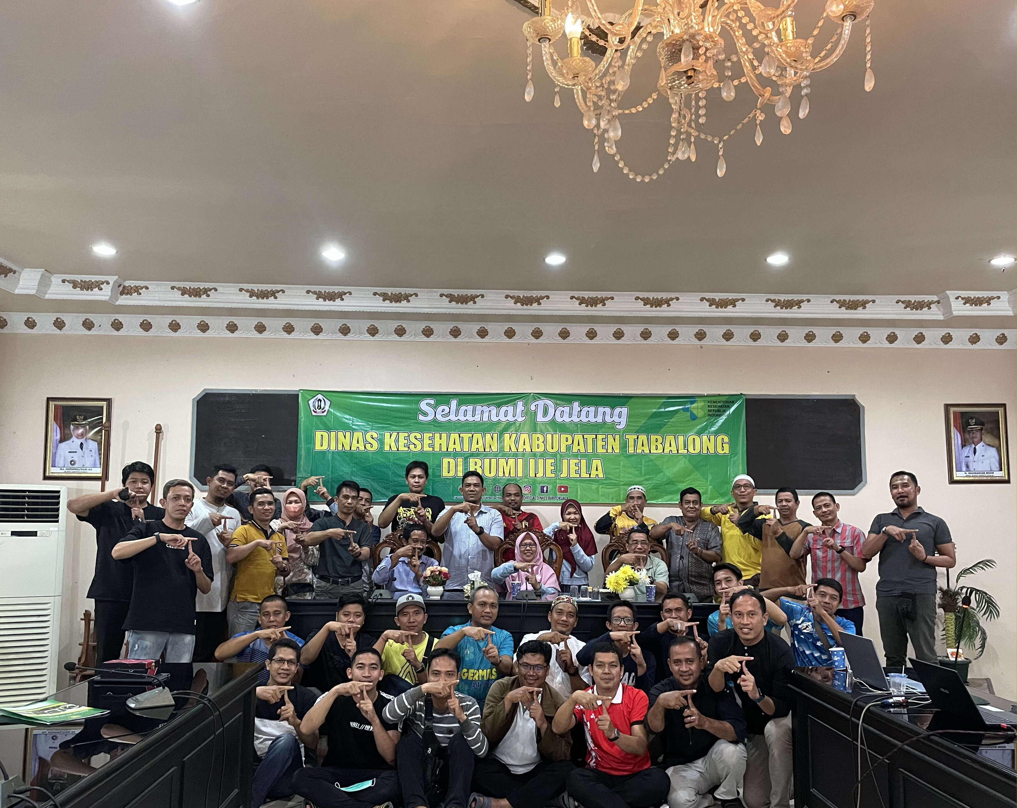 Welcome Dinner Tim Dinas Kesehatan Kabupaten Tabalong di Bumi Ije Jela Batola