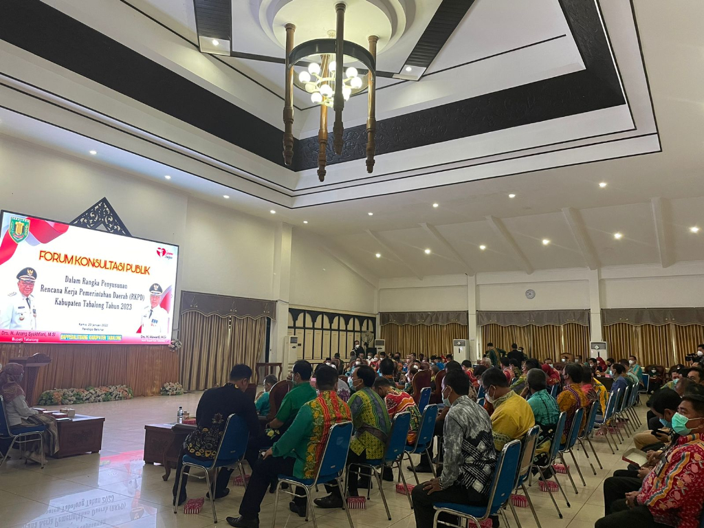 Bahas Penyusunan RKPD 2023, Bappedalitbang Adakan Forum Konsultasi Publik