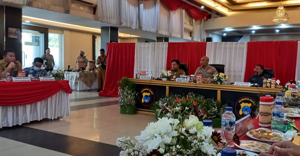 BPKAD ikuti Rakor Tindak Lanjut Hibah Tahun ketiga Pemerintah Provinsi, Kabupaten dan Kota ke Polda Kalsel