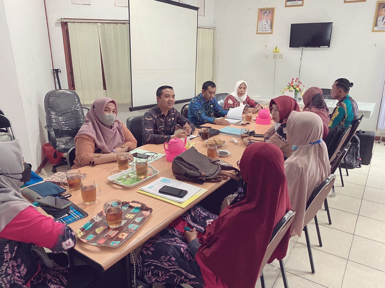 KEGIATAN BIMBINGAN TEKHNIS TERKAIT EVALUASI PELAKSANAAN PROGRAM IMUNISASI PUSKESMAS