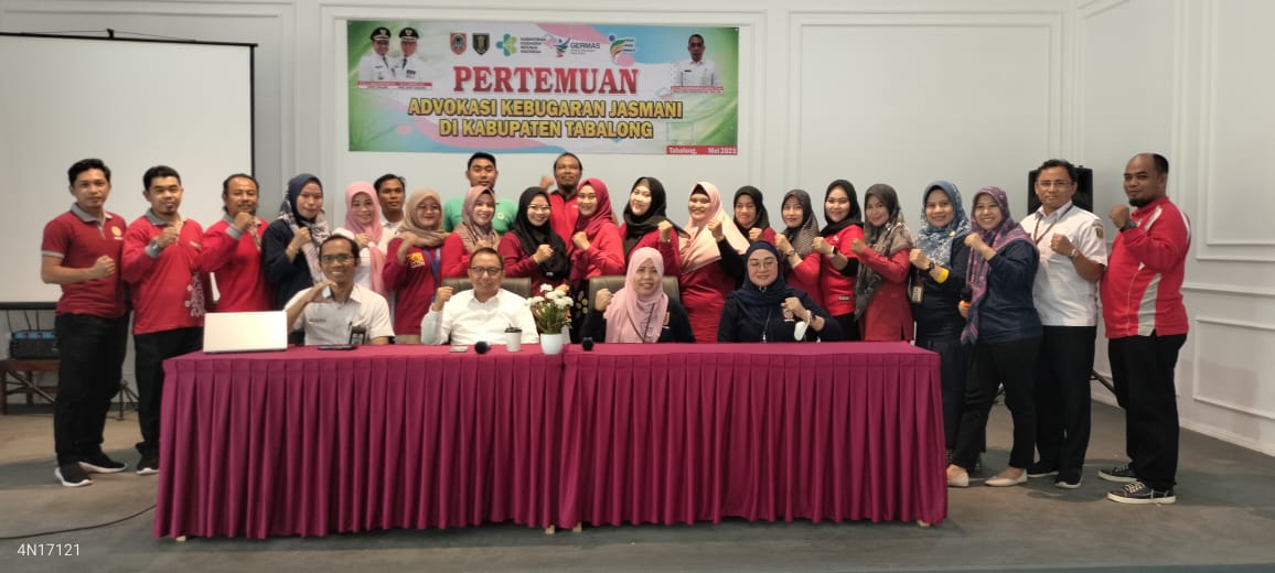 Dinas Kesehatan Provinsi Kalimantan Selatan melalui Seksi Kesehatan Keluarga dan Gizi melaksanakan Pertemuan Advokasi Kebugaran Jasmani di Kabupaten Tabalong