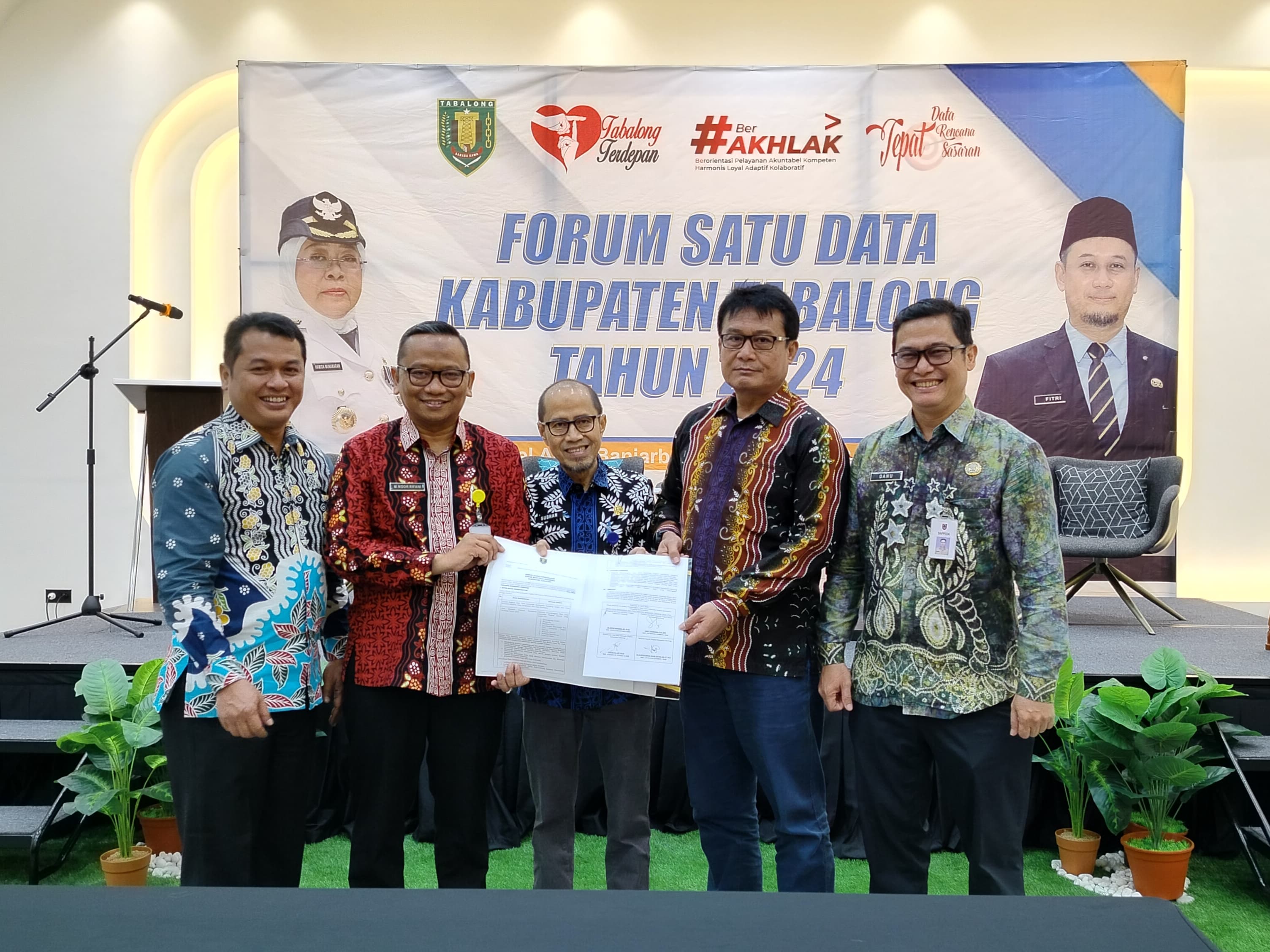 Forum Satu Data Indonesia Kabupaten Tabalong sebagai perwujudan pelaksanaan Prioritas Daerah tahun 2024