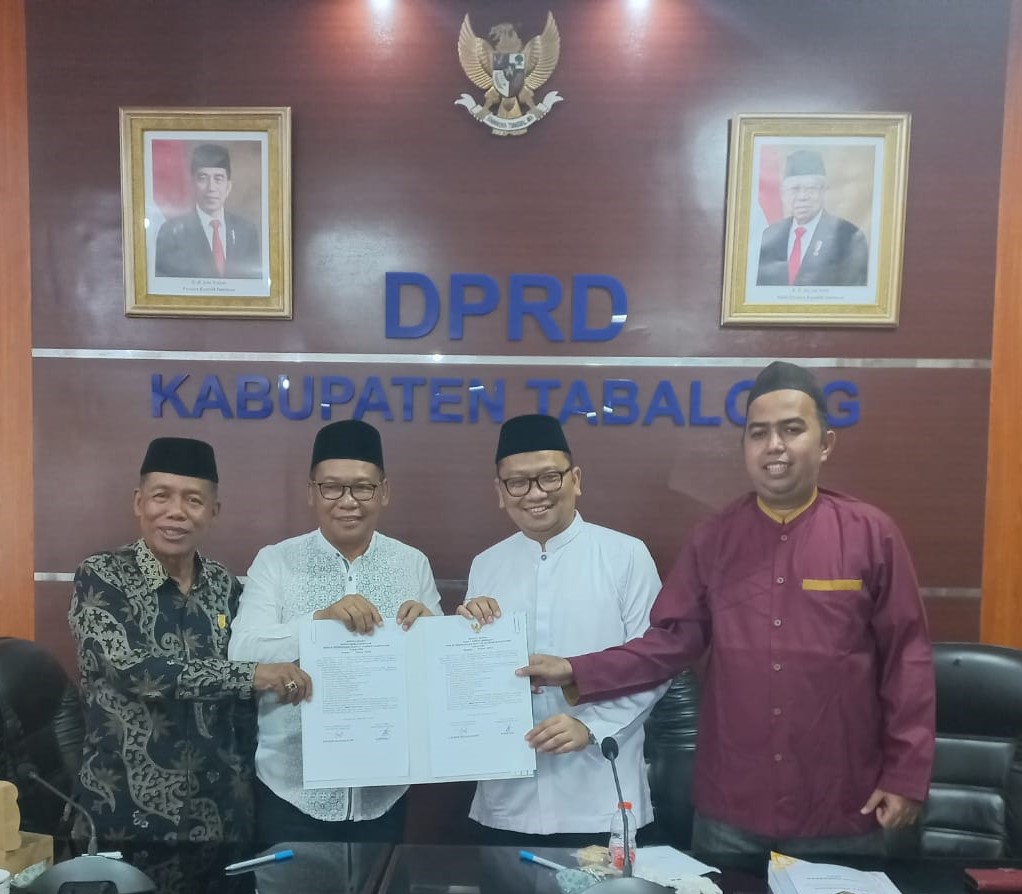 Penandatanganan Berita Acara Kesepakatan Badan Anggaran DPRD Kabupaten Tabalong Terhadap Rancangan Peraturan Daerah Perubahan APBD Tahun Anggaran 2023