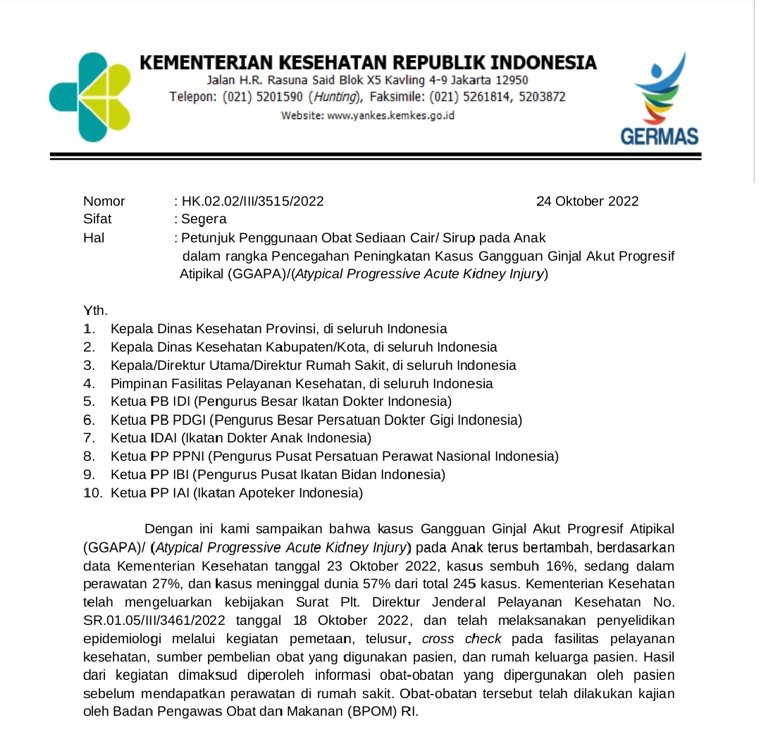 156 Obat Sirup Boleh Diresepkan
