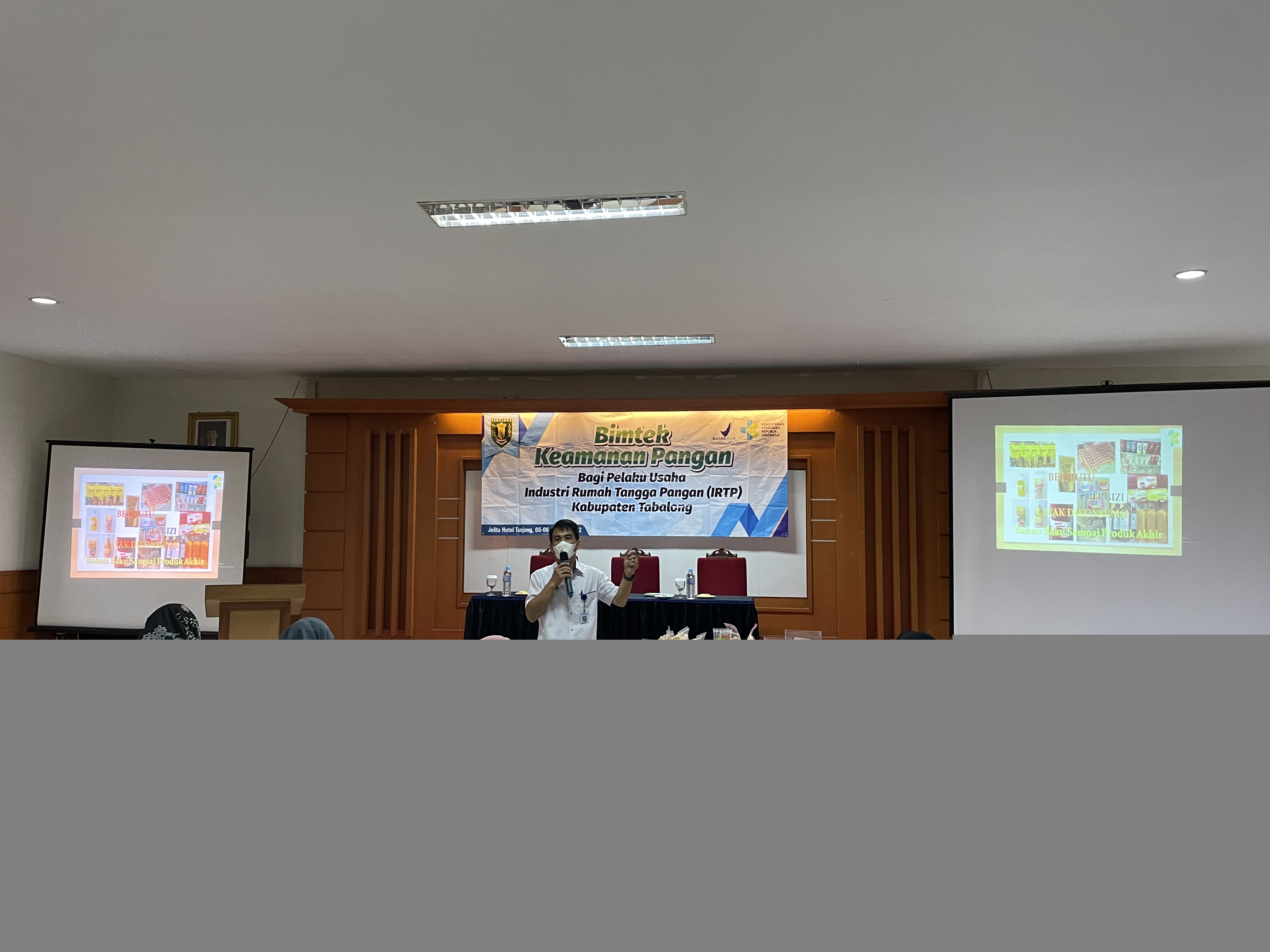 BIMTEK Keamanan Pangan Bagi Pelaku Usaha Industri Rumah Tangga Pangan (IRTP) Kabupaten Tabalong 5-6 Oktober 2022