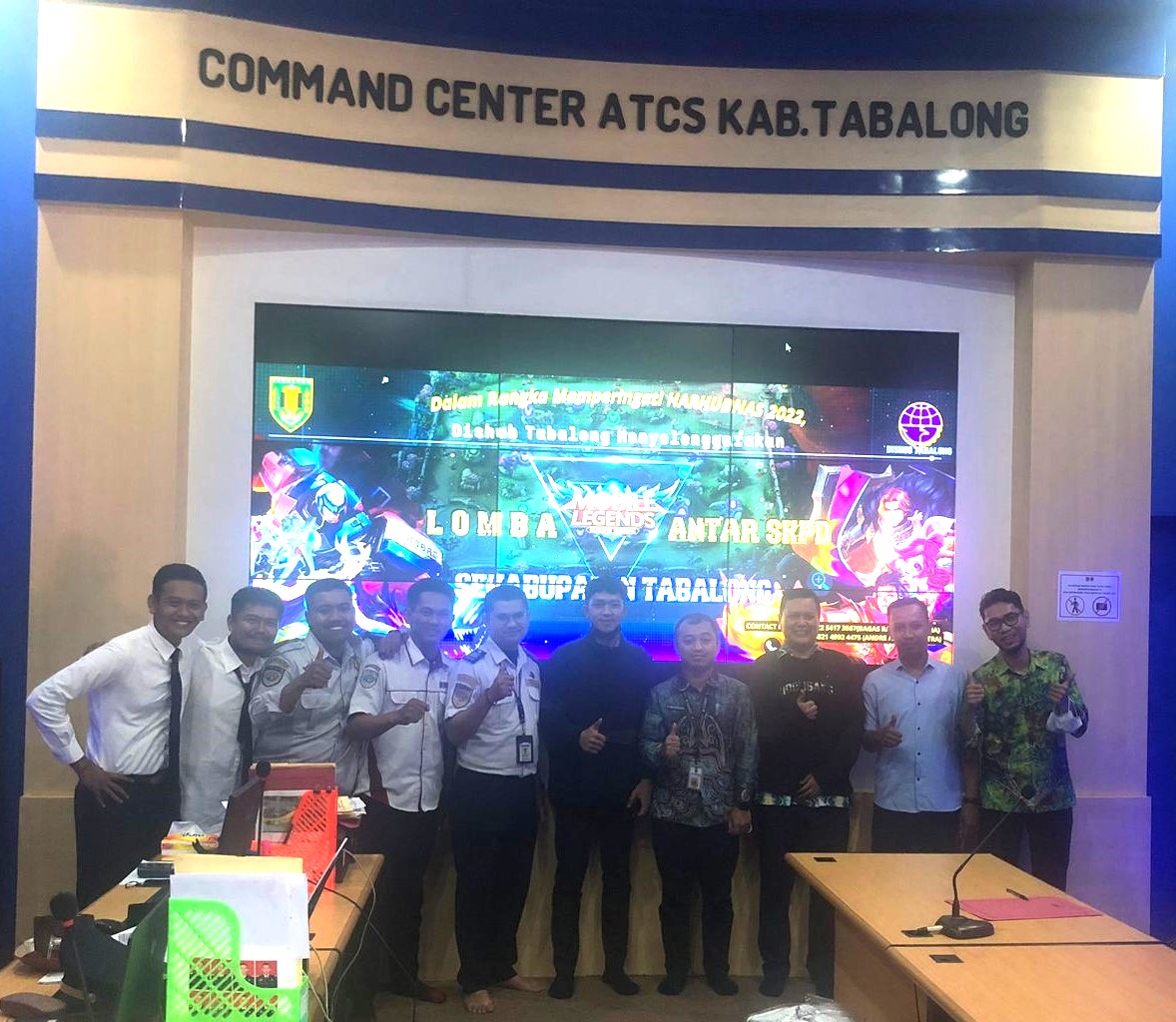 Tim BPKAD ikuti Lomba Mobile Legends dalam rangka Hari Perhubungan Nasional