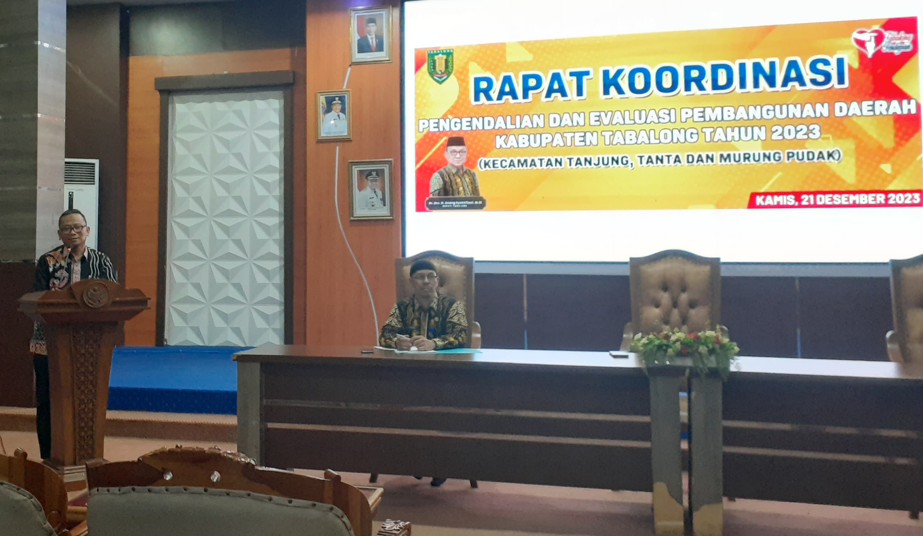 Kecamatan Tanjung menjadi Lokasi Terakhir Pelaksanaan Rakor Pengendalian dan Evaluasi Pembangunan Daerah Kabupaten Tabalong Tahun 2023