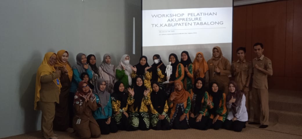 WORKSHOP PELATIHAN AKUPRESUR TINGKAT KABUPATEN TABALONG TAHUN 2023