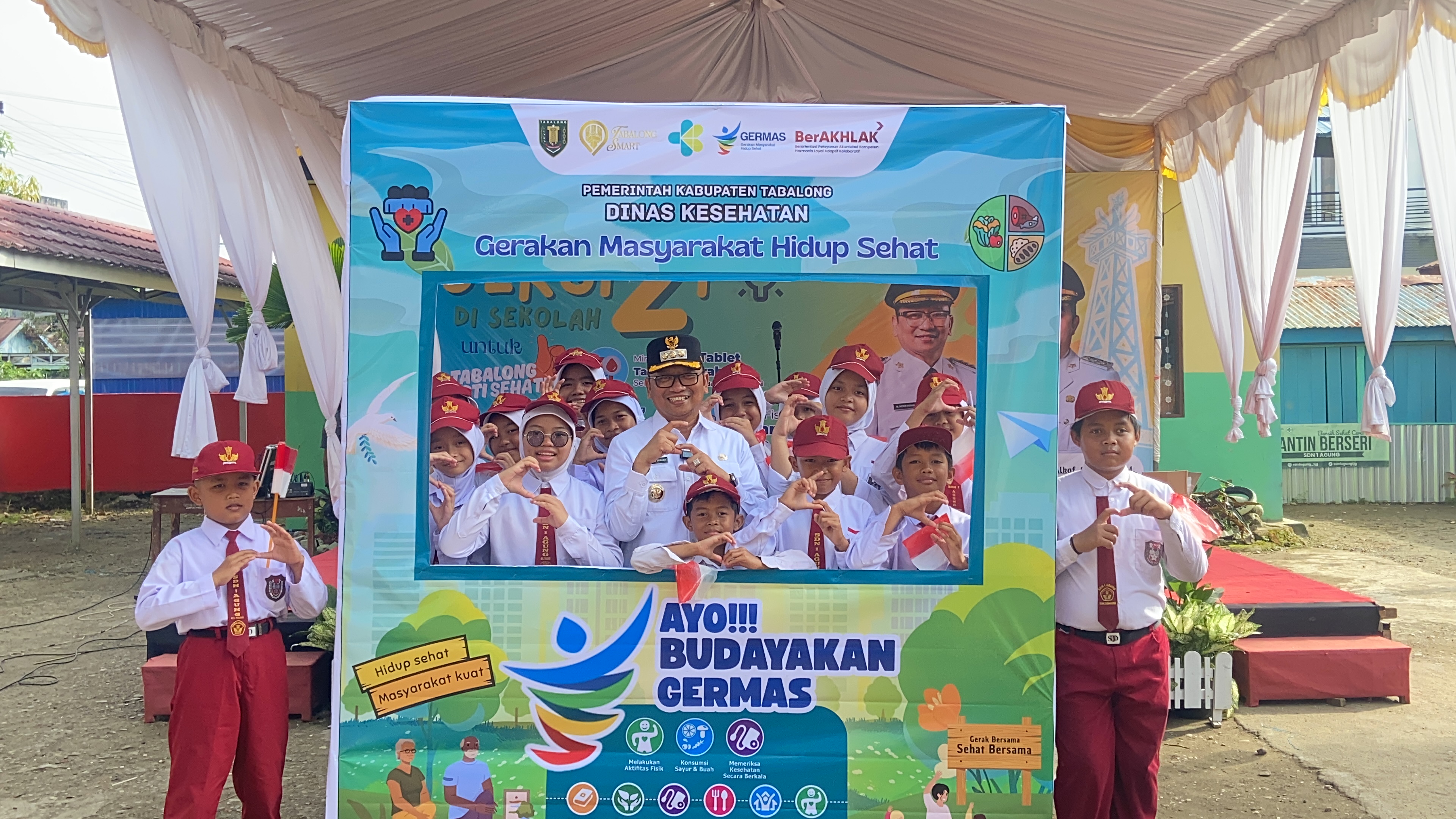 Dinas Kesehatan Tabalong Gelar Aksi Bergizi di SDN 1 Agung Tanjung