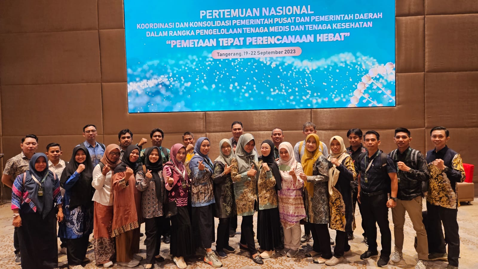 Pertemuan Nasional Koordinasi dan Konsolidasi Pemerintah Pusat dan Pemerintah Daerah Dalam Rangka Pengelolaan Tenaga Medis dan Tenaga Kesehatan