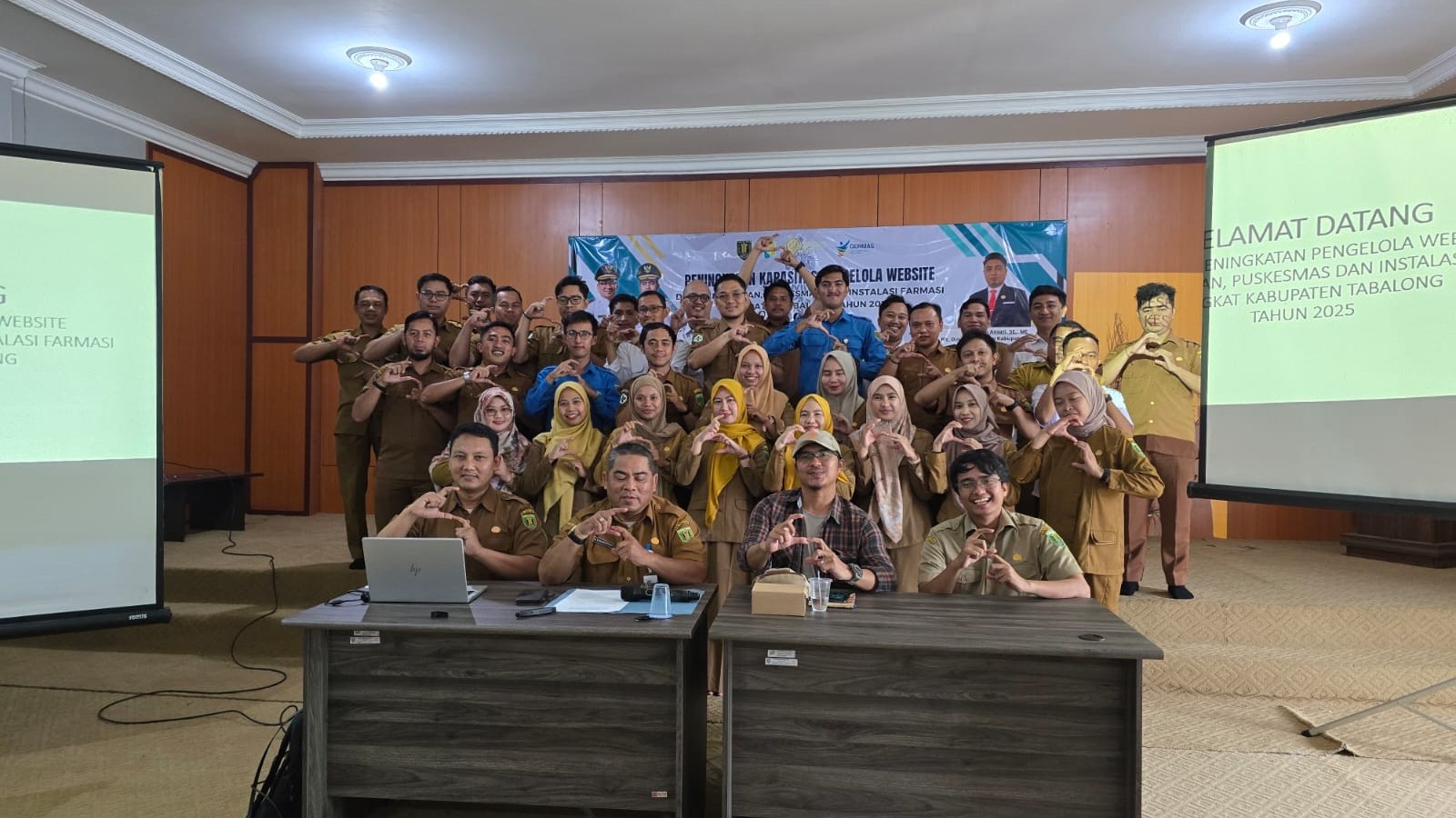 Peningkatan Kapasitas Pengelolaan Website Dinas Kesehatan Tabalong Dilaksanakan untuk Tingkatkan Informasi Publik