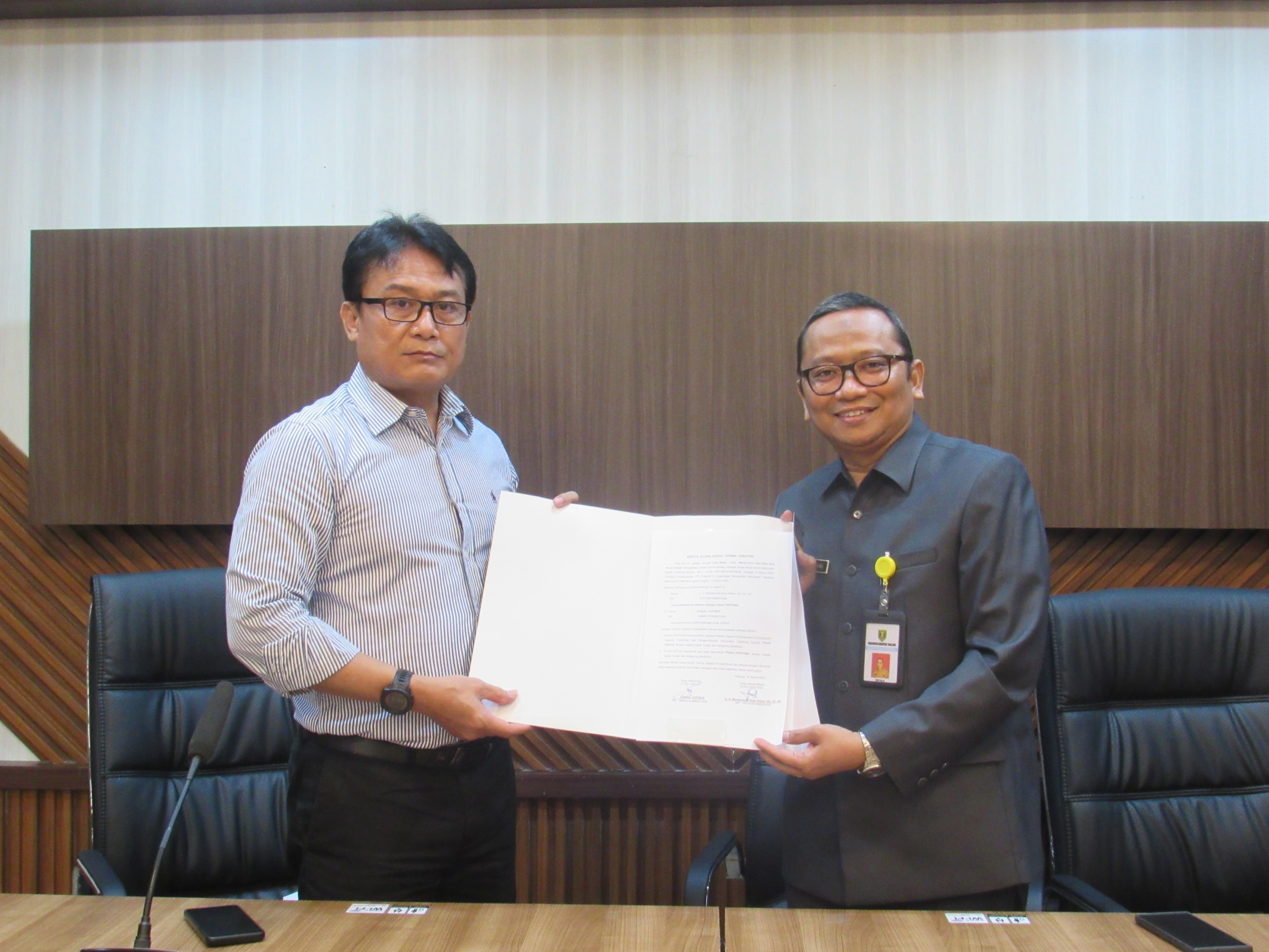 Sertijab dan Pisah Sambut Pejabat Lingkup Bappedalitbang Kabupaten Tabalong Tahun 2024