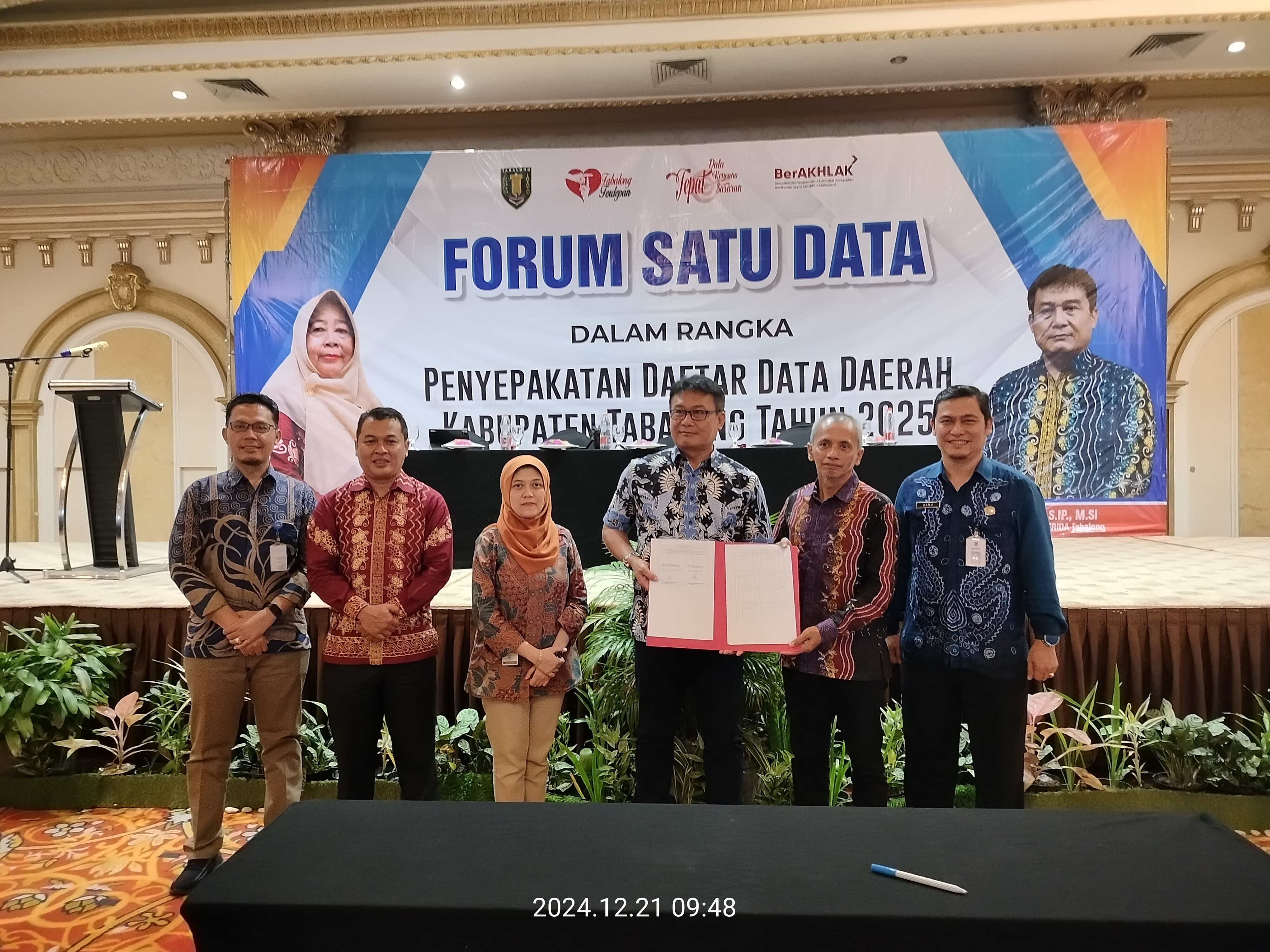 Forum Satu Data dalam rangka Penyepakatan Daftar Data Daerah Kabupaten Tabalong Tahun 2025