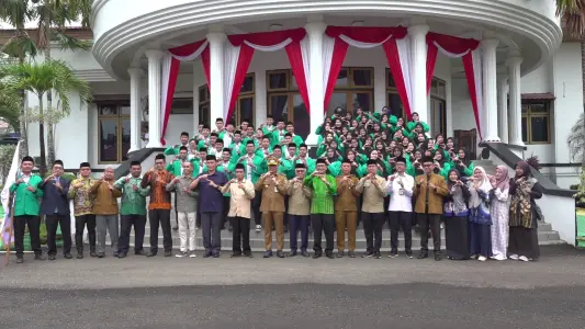 Mahasiswa STIT SMN Siap Mengabdi ke Masyarakat lewat KKN di Kecamatan Kelua