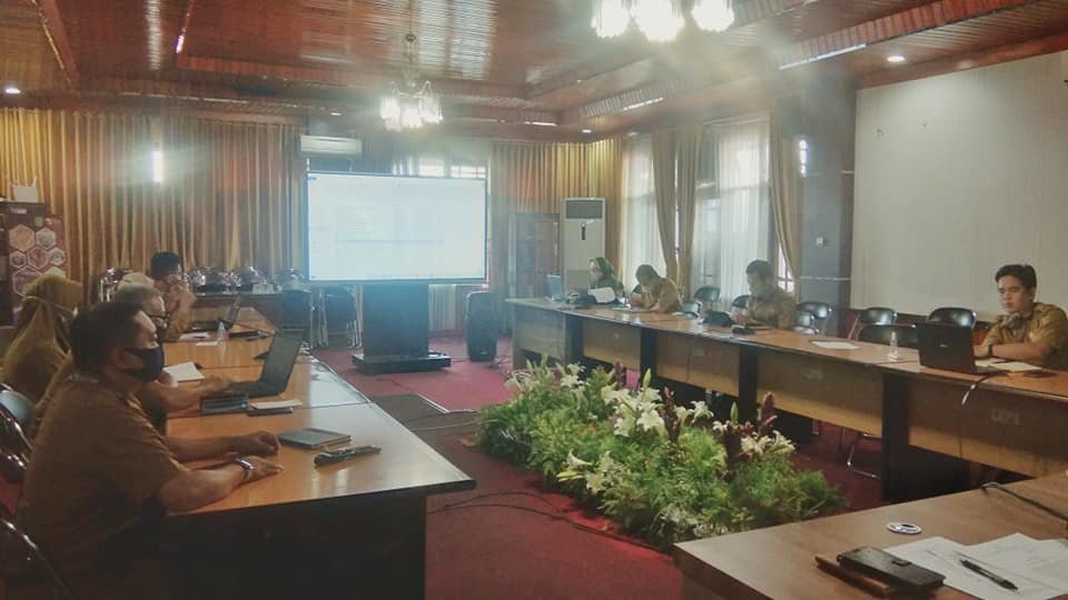 Bappeda mulai laksanakan Rapat Koordinasi Untuk Evaluasi Kegiatan Triwulan I Tahun 2021