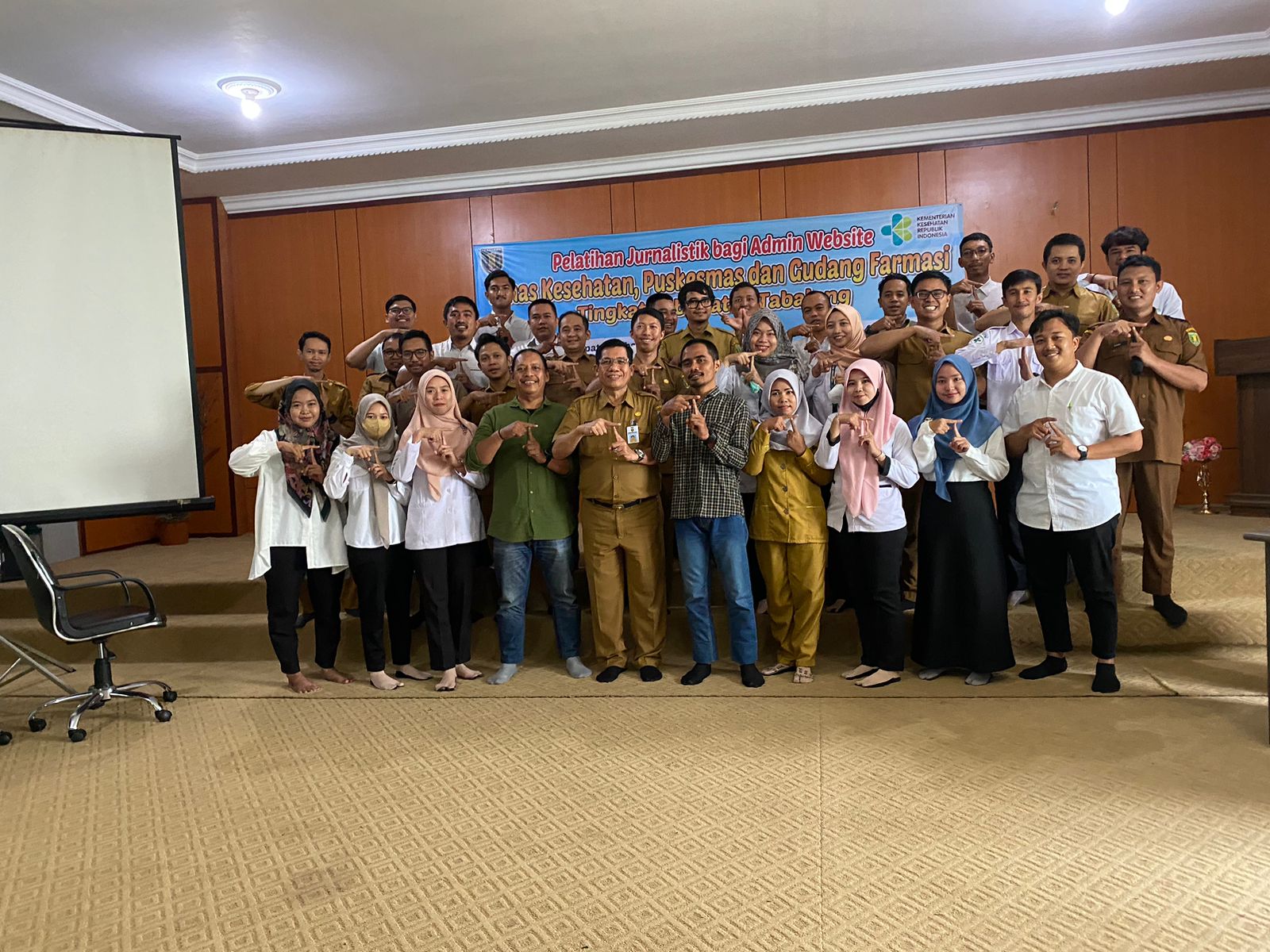 Dinkes Tabalong Gelar Pelatihan Jurnalistik Bagi Admin Website Instalasi Farmasi dan Puskesmas Se Kabupaten Tabalong