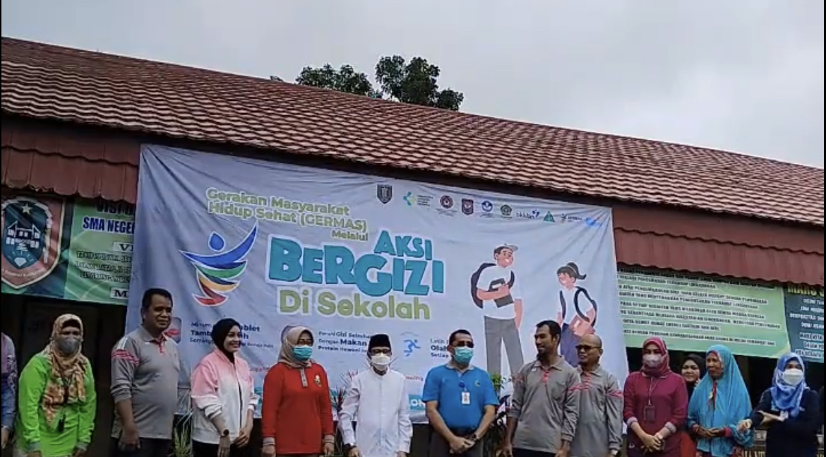Gerakan Masyarakat Hidup Sehat (GERMAS) Aksi Bergizi Di Sekolah Tahun 2022