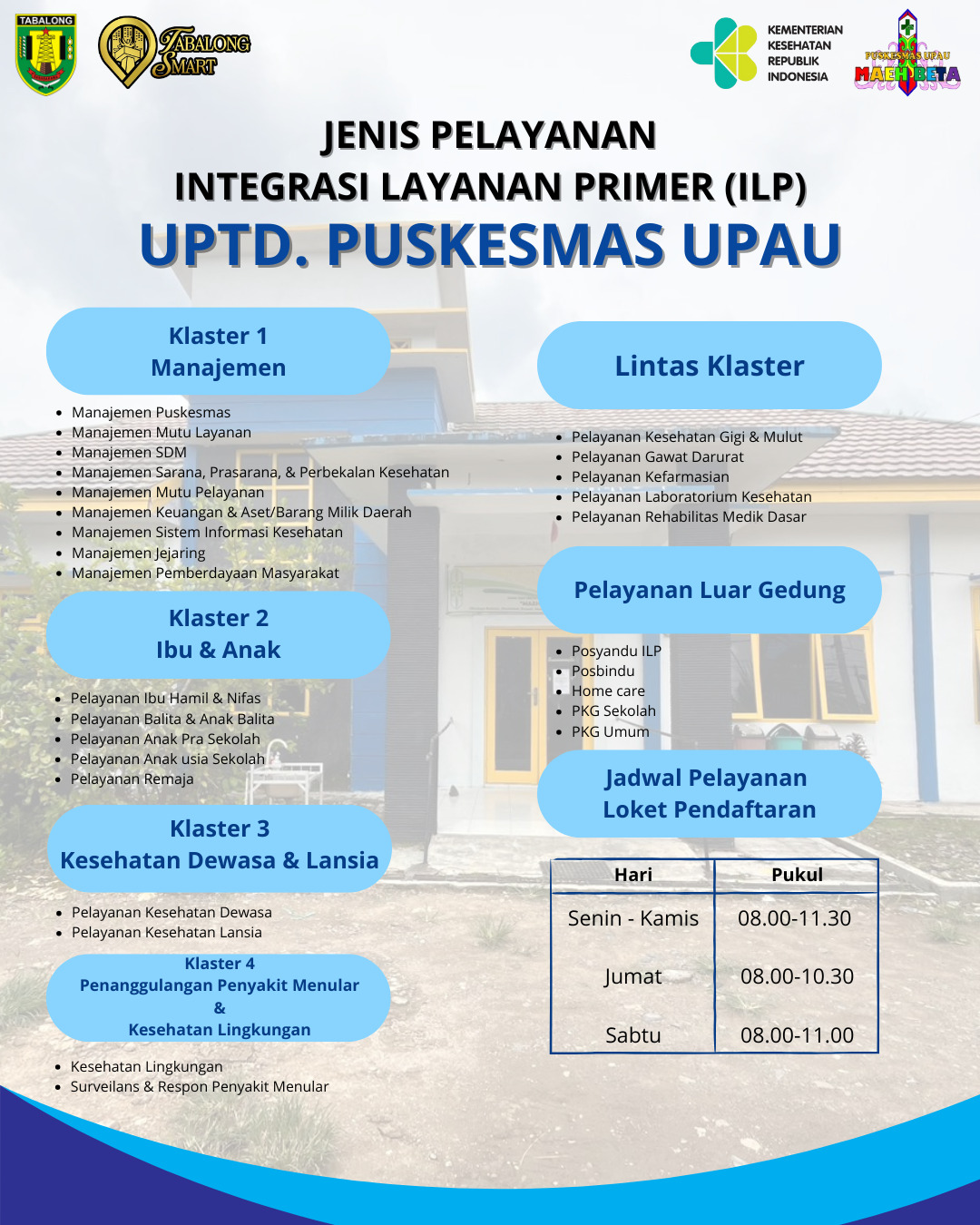 Jenis Pelayanan UPTD. Puskesmas Upau