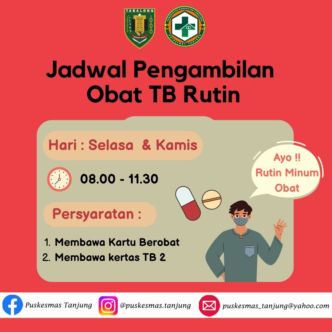 Jadwal Pengambilan Obat TB Rutin