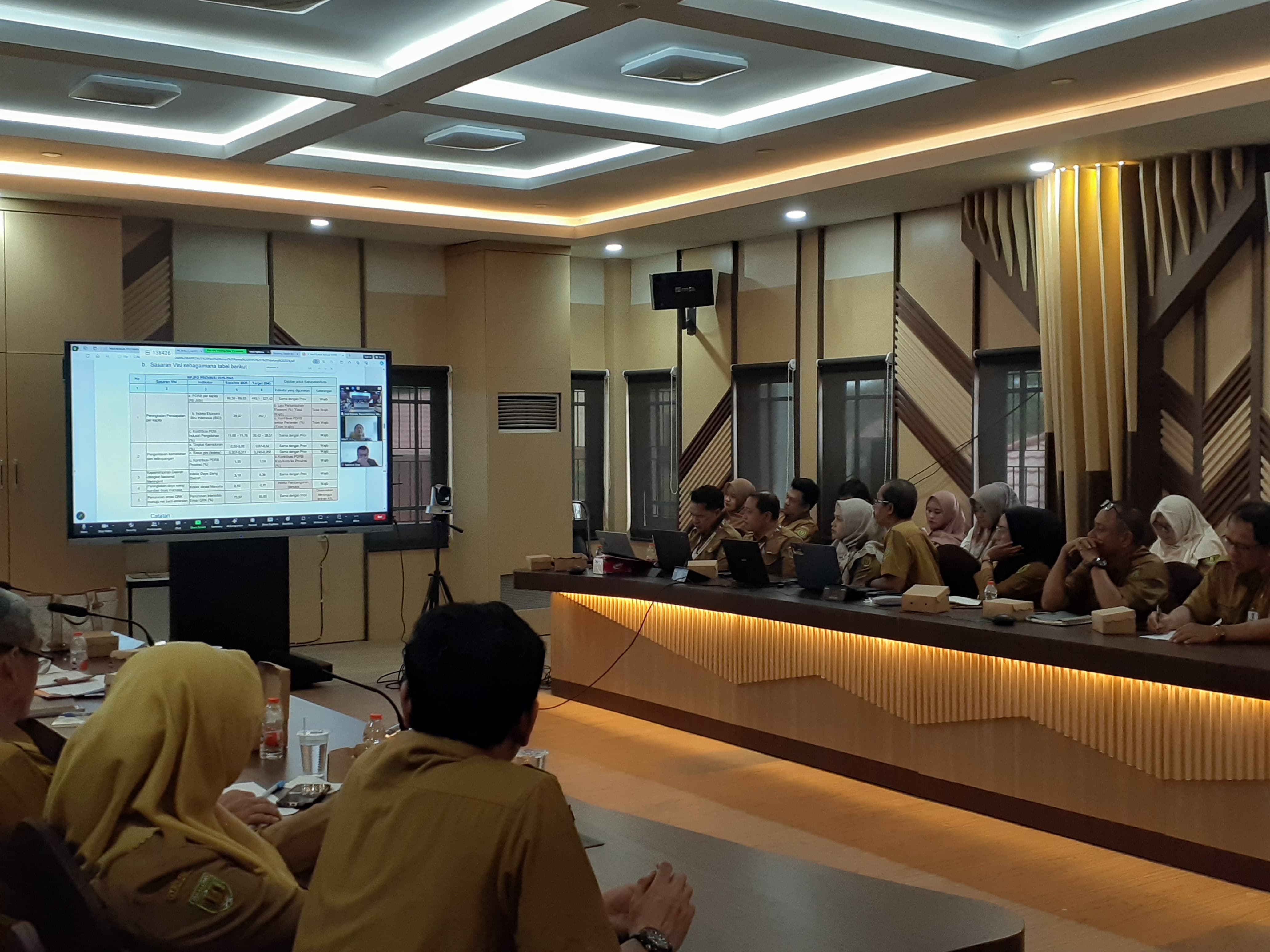 Bappedalitbang Mengadakan Rapat Penyiapan Data Penyusunan Rancangan RPJPD Kab. Tabalong th. 2025-2045