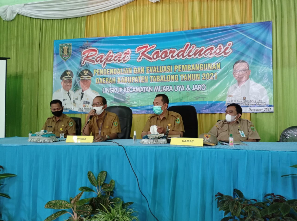 Kawal Pembangunan Daerah Tahun 2021, Bappeda Lakukan Evaluasi Ke Kecamatan