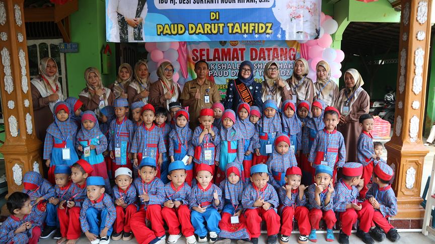 Bunda PAUD Kabupaten Tabalong dalam Kegiatan MPLS di PAUD Darut Tahfidz