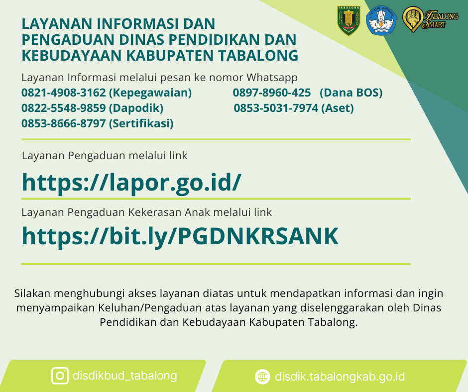 Layanan Informasi dan Pengaduan
