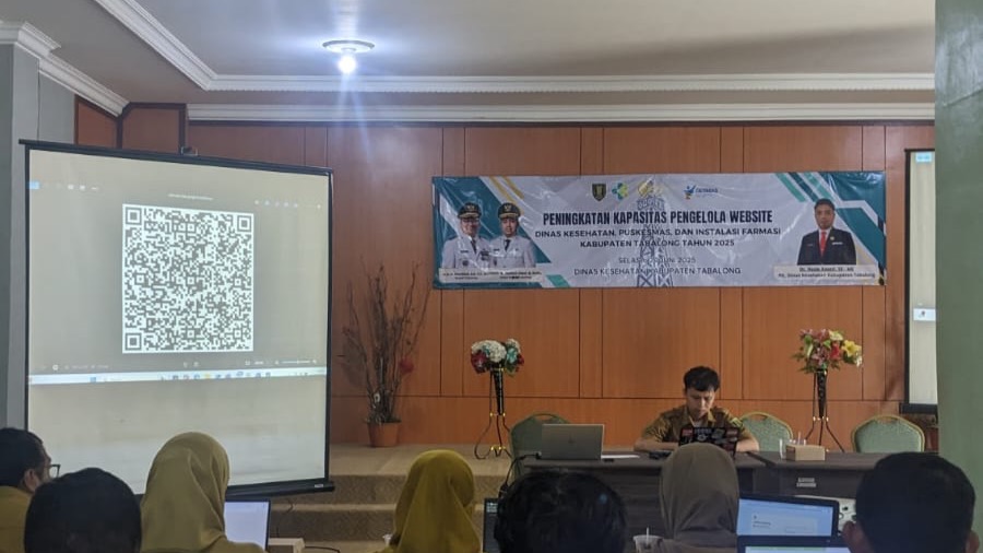 Peningkatan Kapasitas Pengelola Website Dinas Kesehatan Kabupaten Tabalong