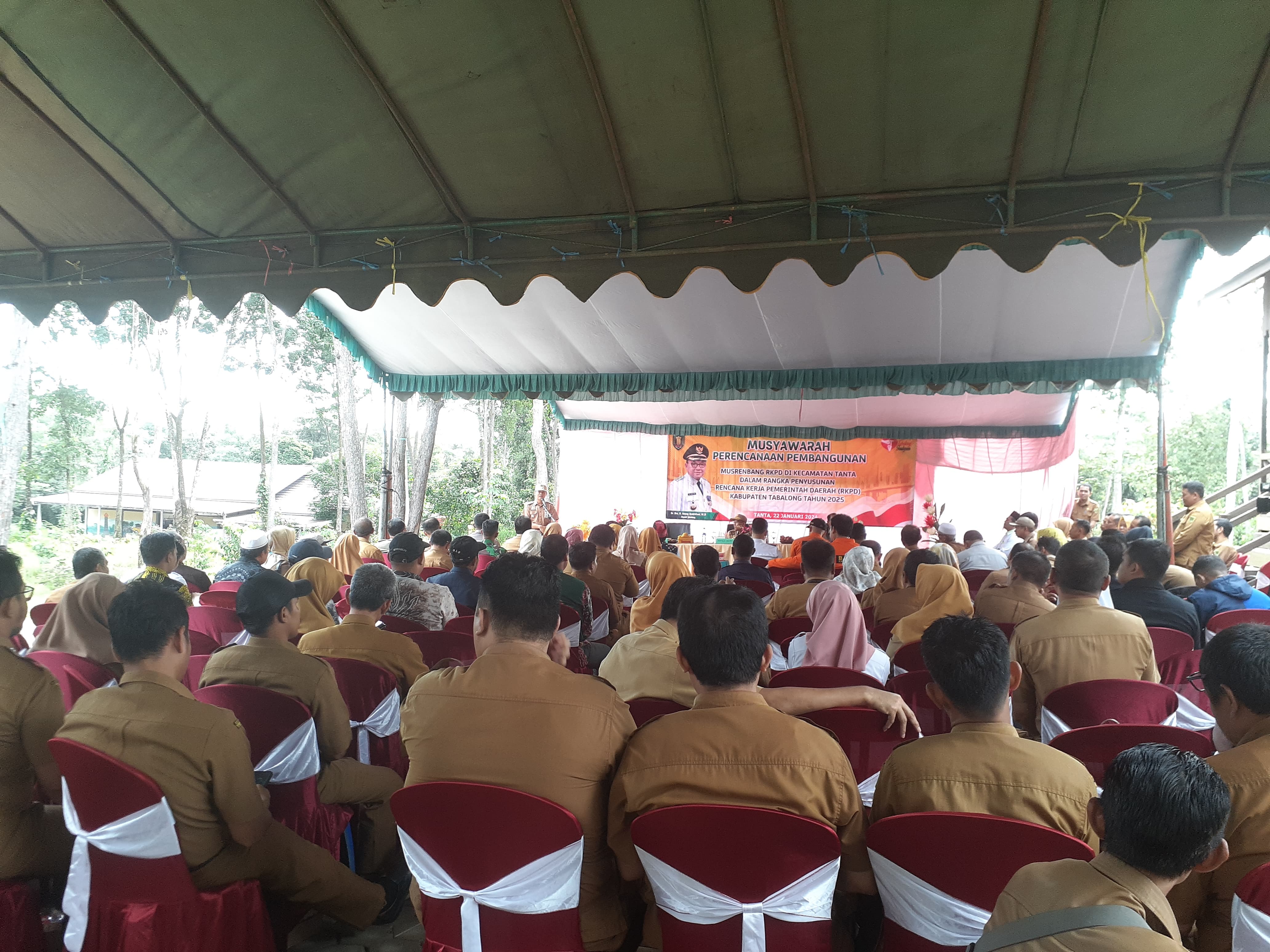 Musrenbang RKPD di Kecamatan Tahun 2024 Dimulai di Taman Wisata Menanti Laburan Kecamatan Tanta