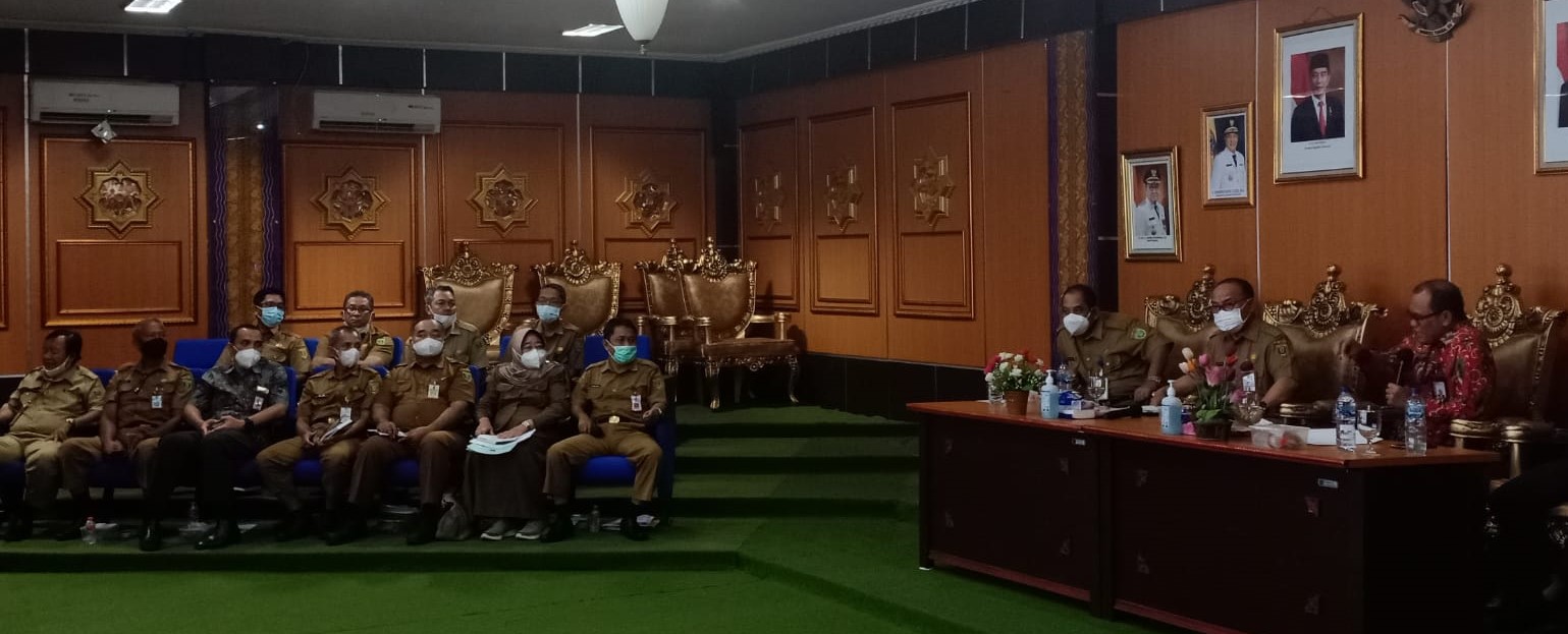 BPKAD ikuti Rapat Koordinasi dan Monitoring Pencegahan Korupsi bersama dengan Direktorat Koordinasi dan Supervisi Wil III KPK