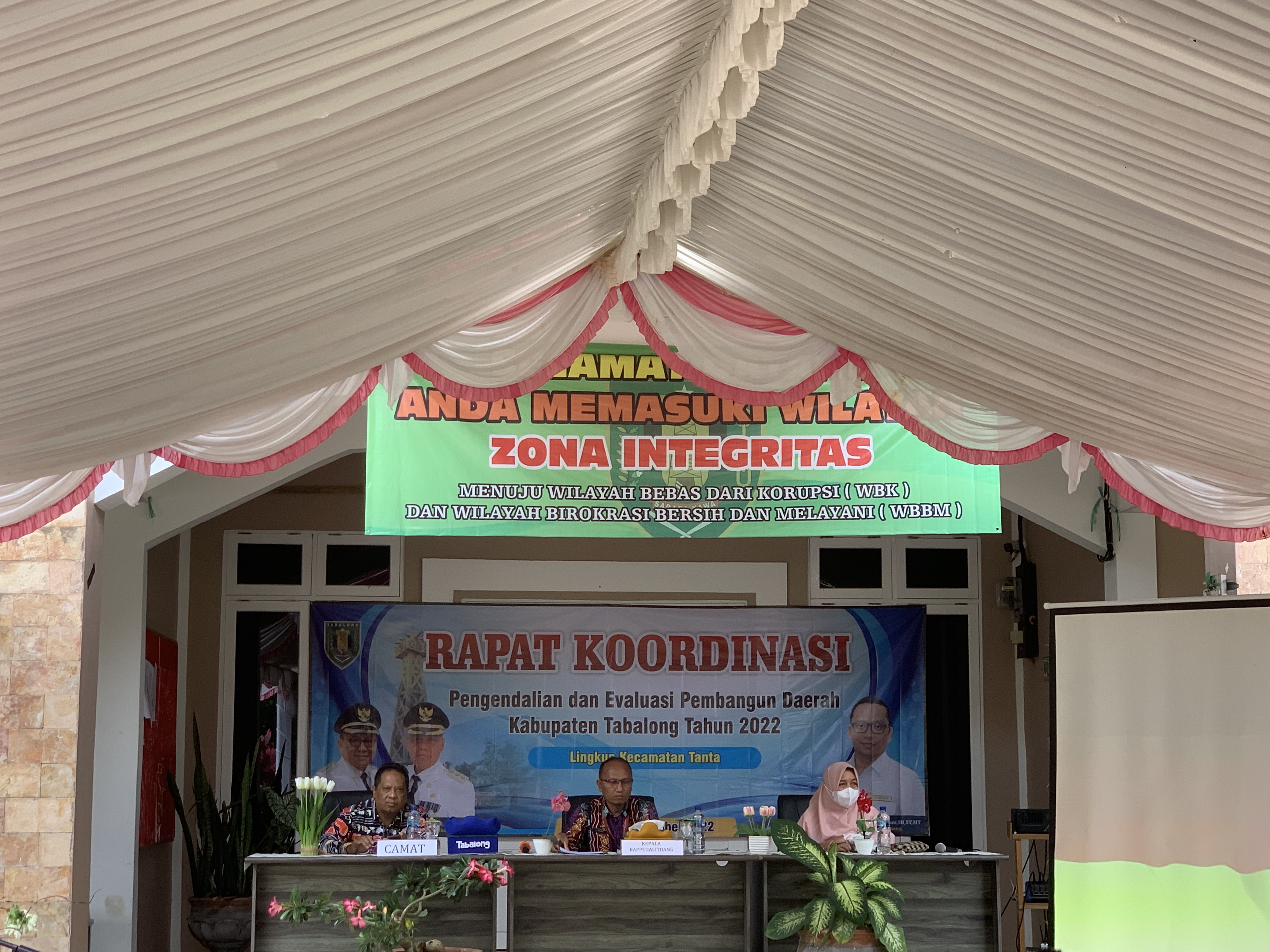 Hari Keempat Pelaksanaan Rakor Pengendalian Dan Evaluasi Pembangunan Daerah Tahun 2022 Diselenggarakan Di Kecamatan Tanta