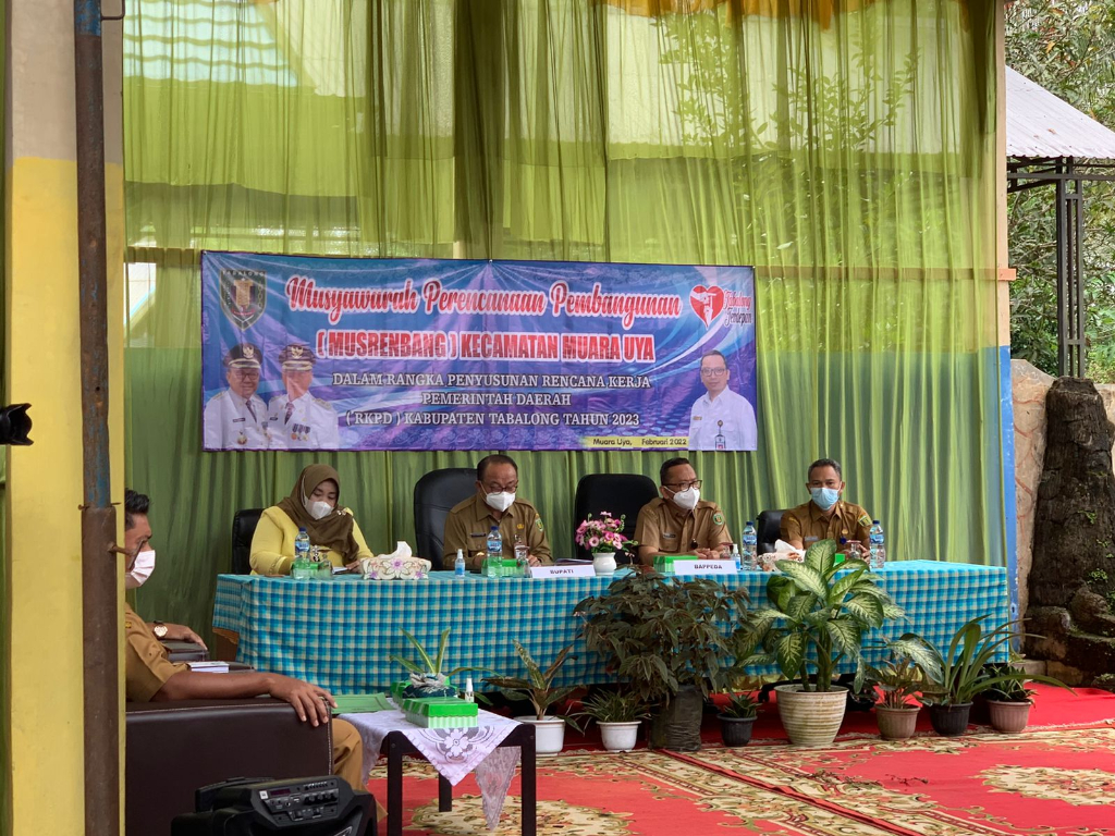 Titik Lokasi Ke Dua Musrenbang RKPD Tingkat Kecamatan Diselenggarakan Di Kecamatan Muara Uya