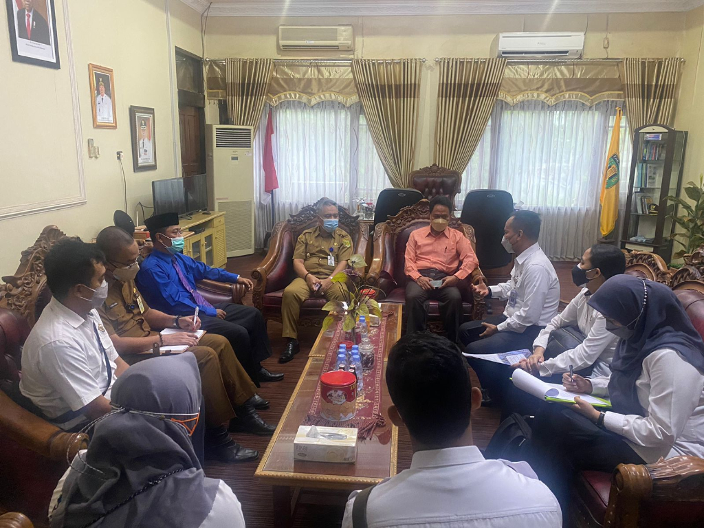 Wakil Bupati Tabalong menyambut Entry Metting BPK RI Perwakilan Kalsel atas Audit Terperinci LKPD TA 2021