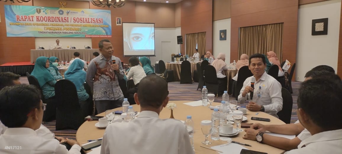 RAPAT KOORDINASI/SOSIALISASI POKJANAL POSYANDU TINGKAT KABUPATEN TABALONG TAHUN 2023