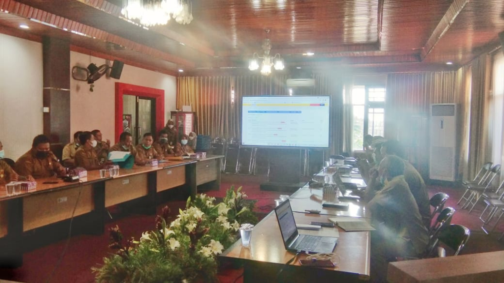 Kawal Realisasi DAK Fisik Tahun 2021, Bappeda Lakukan Rapat Evaluasi