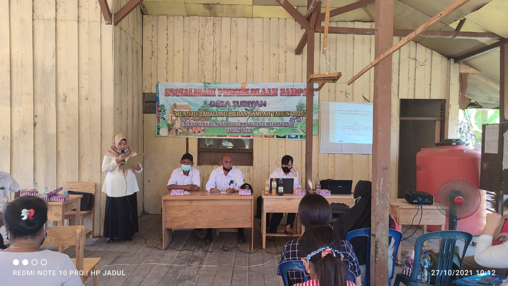 Sosialisasi Pengelolaan Sampah di Desa Mahe Seberang, Desa Suriyan dan Desa Kambitin