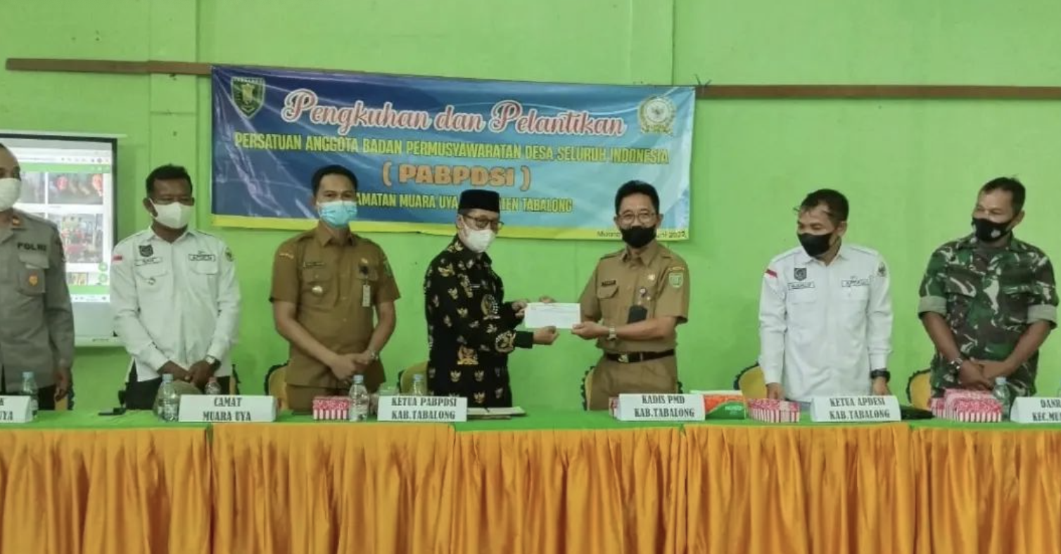 Pengukuhan Badan Permusyawaratan Desa (BPD) se Kecamatan Muaya Uya
