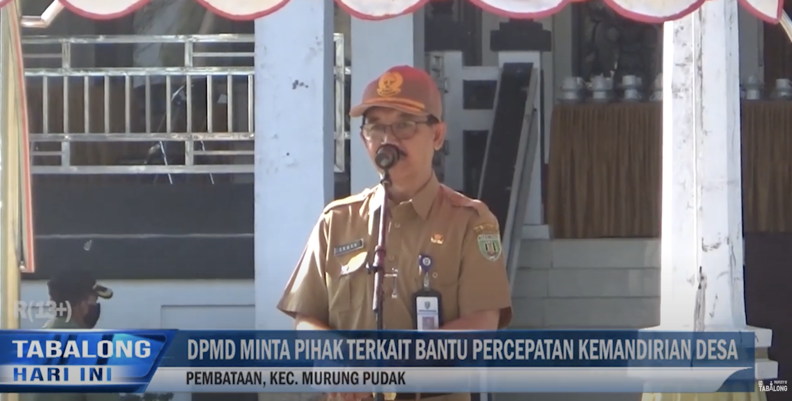 Dinas PMD Menjadi Petugas Apel Gabungan Di Pendopo Bersinar