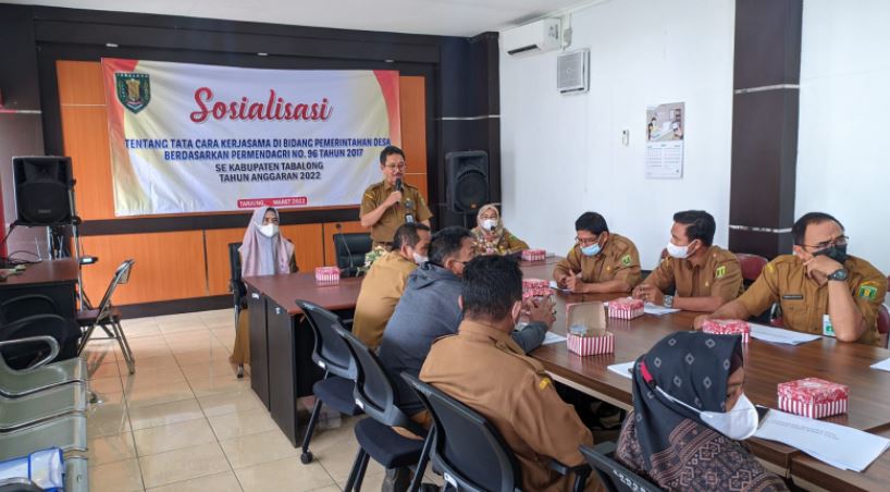 Dinas PMD melakukan Sosialisasi kepada Aparatur Desa se-Kabupaten Tabalong