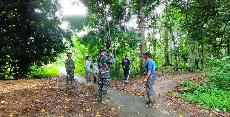 Survei rencana TMMD Desa Pamarangan Kanan - Murung Baru Tanta