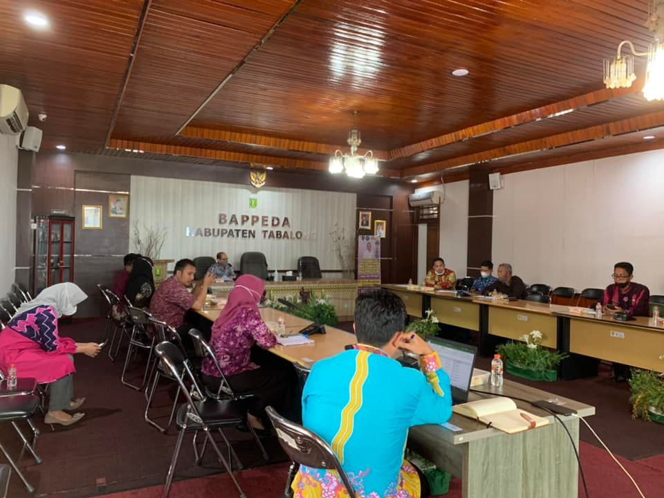 Bappedalitbang Tabalong Lakukan Rapat Koordinasi Percepatan Kontrak DAK Fisik Tahun 2022